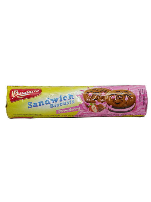 Sandwich Biscuits Strawberry  140g BAUDUCCO