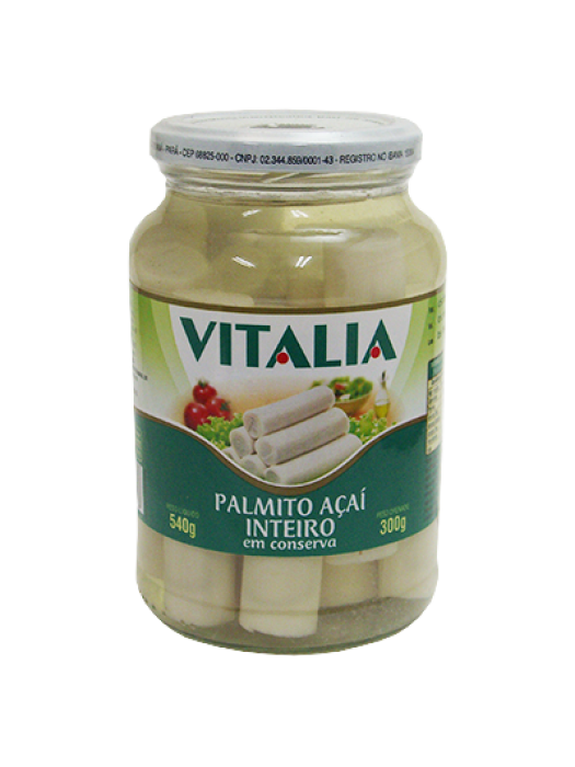 Palmito Açai Vitalia 540g CASTELO