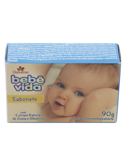 Sabonete Barra  90g  DAVENE BEBÊ VIDA 