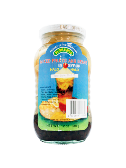 FLORENCE HALO-HALO (MIXED FRUITS & BEANS) 340g