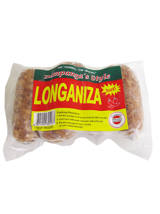 PAMPANGAS STYLE LONGANIZA (HOT) 300G