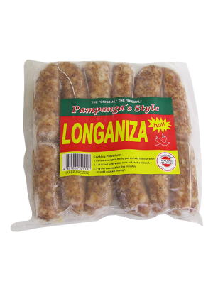 PAMPANGAS STYLE LONGANIZA HOT 500G