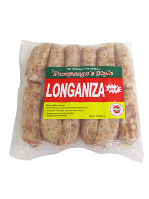 PAMPANGAS STYLE LONGANIZA REGULAR 500G