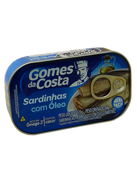 Sardinhas c/Oleo 125g GOMES DA COSTA