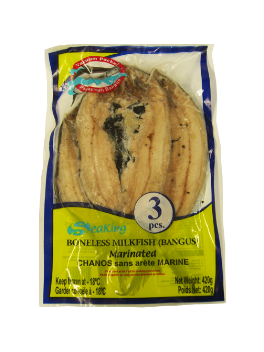 SEAKING BANGUS BONELESS MARINATED 3PCS 420G