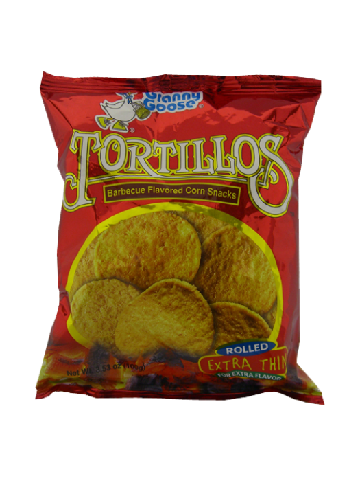 GRANNY GOOSE TORTILLOS BARBECUE 120G